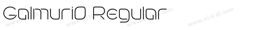 Galmuri9 Regular字体转换